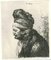 Charles Amand Durand after Rembrandt, Head of a Man with Turban, Engraving, 19th Century 1