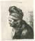 Charles Amand Durand d'après Rembrandt, Tête d'Homme au Turban, Gravure, 19ème Siècle 1