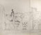 Reynold Arnould, Landscape, Pencil Drawing, Mid-20th Century 1