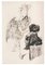 Adolphe Willette, La ballerina, litografia, fine XIX secolo, Immagine 1