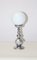 French Table Lamp with White Spherical Diffuser, 1950s 2