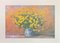 Franco Bocchi, Vase of Jerusalem Artichoke Flowers, Screen Print, 1980s, Image 1