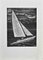 Robert Naly, Boat, Mezzotint Print, Mid 20th Century, Image 1
