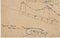 Desconocido, Pieve di Cadore, Ink Drawing, 1940, Enmarcado, Imagen 3