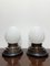 Vintage Industrial Opaline Milk Glass Flush Mounts by Körting & Mathiesen for Kandem Leuchten, 1920s, Set of 2, Image 7