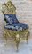 French Louis XV Style Bronze Side Chair, 1930 1
