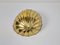 Vintage Regency Brass Shell Wall Lamp, Italy, 1980s, Image 12