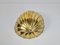 Vintage Regency Brass Shell Wall Lamp, Italy, 1980s, Image 11