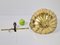 Vintage Regency Brass Shell Wall Lamp, Italy, 1980s, Image 15