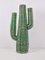 Vintage Bohemian Rattan Cactus Plant Sculpture, 1980s 1