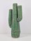 Vintage Bohemian Rattan Cactus Plant Sculpture, 1980s, Image 4