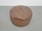 Vintage Ibiza Pouf in Brown Leather, 1970s, Image 1