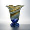 Jarrón bohemio Art Déco de vidrio de Franz Tomschick, años 20, Imagen 7