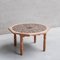 Tavolino da caffè Mid-Century in quercia e ceramica, Danimarca, Immagine 6