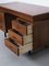 Teak Desk with 6 Drawers, 1960s, Image 4