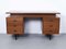 Teak Desk with 6 Drawers, 1960s 1