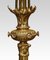 Large 19th Century Gothic Revival Brass Candelabras, Set of 2 4