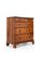 Walnut and Feather Banded Chest of Drawers 2