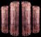 Mid-Century Italian Pink Murano Glass Wall Sconces, 1990s, Set of 4 8