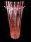 Mid-Century Italian Pink Murano Glass Wall Sconces, 1990s, Set of 4 5