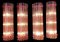 Mid-Century Italian Pink Murano Glass Wall Sconces, 1990s, Set of 4 11