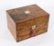 Antique Victorian Burr Walnut Vanity Box, 1800s, Image 18
