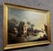 Artista escolar holandés, paisaje del lago, década de 1800, óleo sobre lienzo, enmarcado, Imagen 6