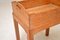 Vintage Limed Oak Side Table with Tray Top, 1920, Image 6
