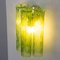 Italian Wall Light in Murano Green Glass, 1990s 8