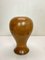 Mid-Century Vase aus gedrechseltem Teak, 1960er 11