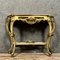 Large Curved Console Table in Gilded Wood 1