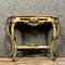 Large Curved Console Table in Gilded Wood, Image 1