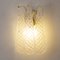 Lámpara de pared vintage con cristal de Murano, años 90, Imagen 10