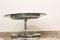 Vintage Italian Table in Chromed Metal Tubular and Smoke Glass by Giotto Stoppino, 1970 2
