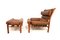 Inka Armchair with Ottoman by Arne Norell for Norell, 1960s, Set of 2 29