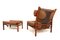 Inka Armchair with Ottoman by Arne Norell for Norell, 1960s, Set of 2 28