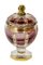 Bohemian Handmade Gilt Glass Lidded Candy Dish from Moser 1