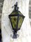 Antique Wrought Iron Lantern Wall Light, Image 3
