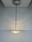 Lampada a sospensione Lenticchia in vetro e alluminio di Franco Raggi per Fontana Arte, anni '80, Immagine 3