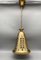 Glockenförmige Mid-Century Hängelampe von Oswald Haerdtl für Lobmeyr, Österreich, 1950er 1
