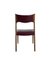 Italian Wood & Skai Dining Chairs, 1950s, Set of 4, Image 6