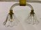 Lámpara de araña de Murano de cuatro luces atribuida a Barovier y Toso, años 50, Imagen 12