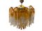 Large Murano Glass Chandelier from AV Mazzega, 1970s 1