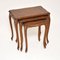 French Burr Walnut Nesting Tables, 1930s, Set of 3, Image 3