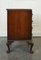 Victorian Figured Walnut Bow-Fronted Chest of Drawers on Queen Anne Legs 11