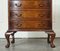 Victorian Figured Walnut Bow-Fronted Chest of Drawers on Queen Anne Legs 6