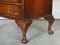 Victorian Figured Walnut Bow-Fronted Chest of Drawers on Queen Anne Legs 8