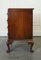 Victorian Figured Walnut Bow-Fronted Chest of Drawers on Queen Anne Legs 10