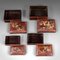 Japanese Art Deco Lacquered Nesting Storage Boxes, 1930s, Set of 4 7