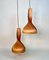 Sculptural Pine Hanging Lamps by Hans-Agne Jakobsson for Ab Markaryd, Sweden, 1960s, Set of 2 1